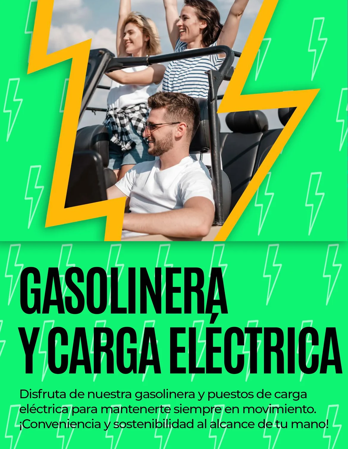 gasolina y electrica movil